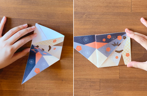 鶴の折り方 手順4